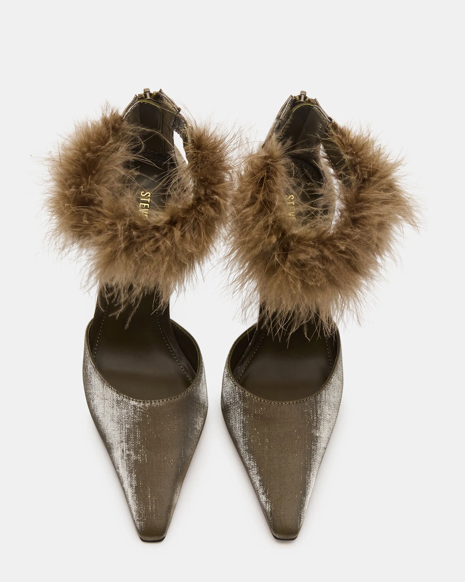 ELUSIVE OLIVE SATIN sold by Steve Madden product image thumbnail 4