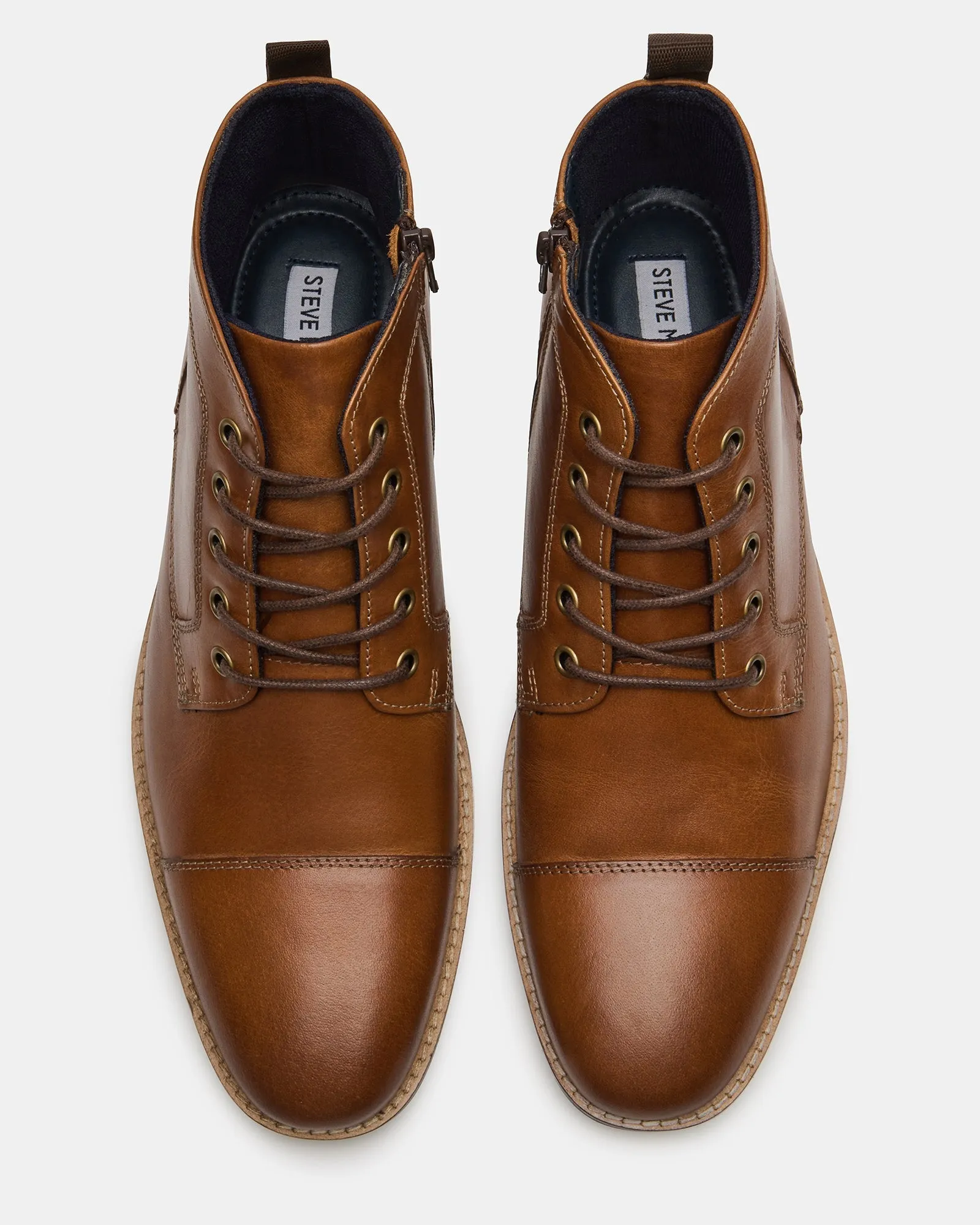 KREW COGNAC LEATHER - SM REBOOTED sold by Steve Madden product image thumbnail 5