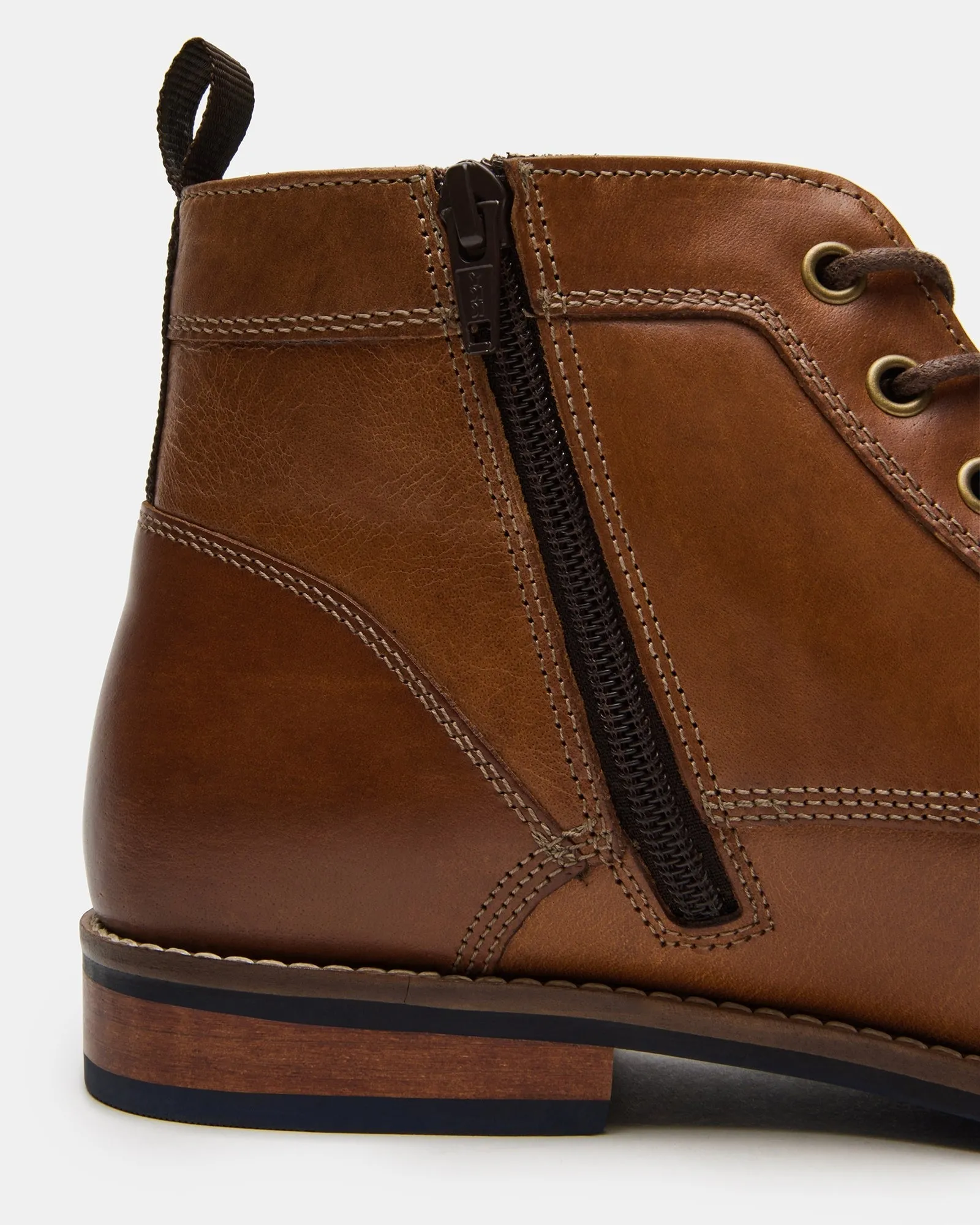 KREW COGNAC LEATHER - SM REBOOTED sold by Steve Madden product image thumbnail 4