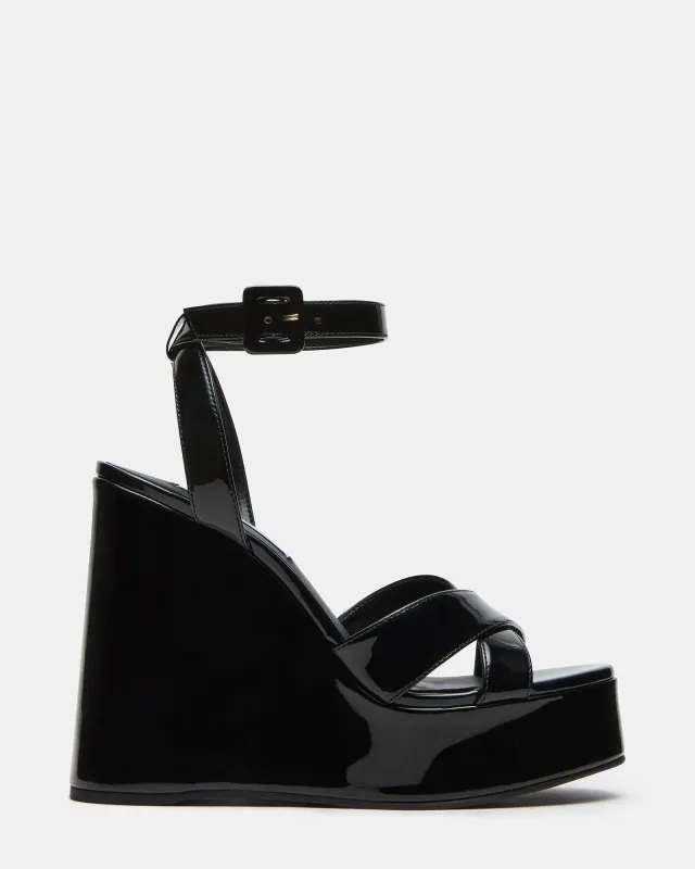 PINNACLE BLACK PATENT - SM REBOOTED sold by Steve Madden