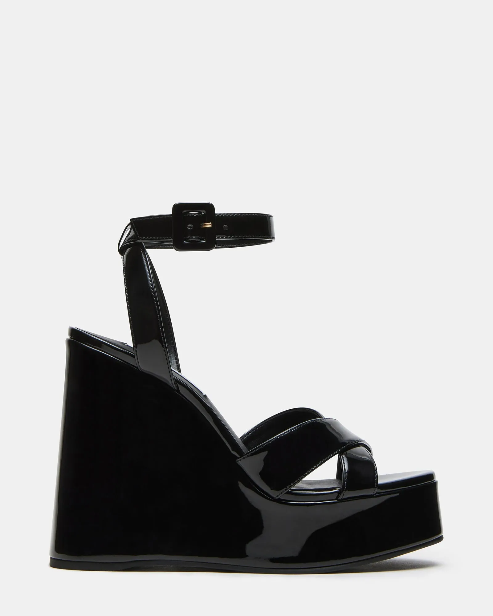 PINNACLE BLACK PATENT - SM REBOOTED sold by Steve Madden