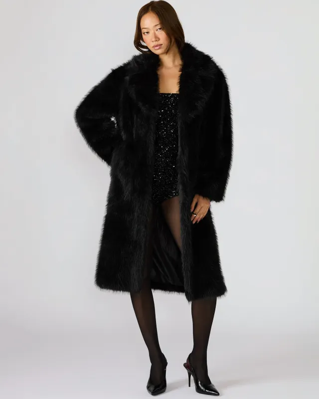 LARKIN COAT BLACK sold by Steve Madden
