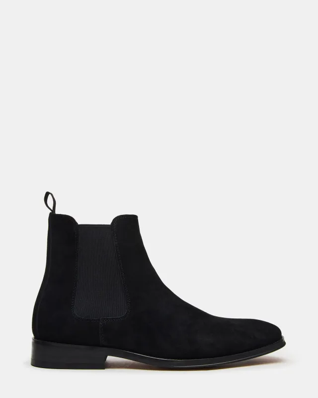 ALDAIR BLACK SUEDE sold by Steve Madden
