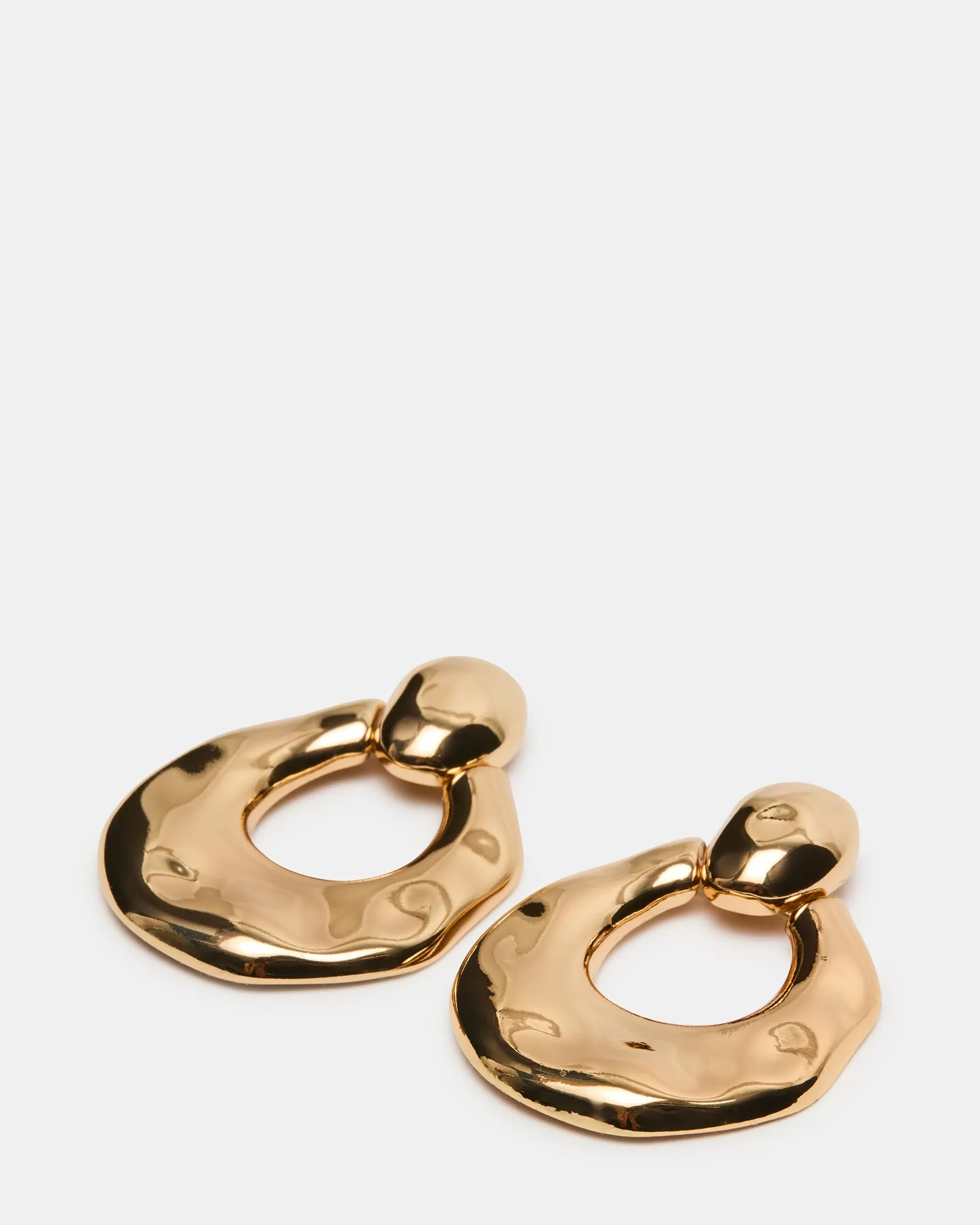 DOOR KNOCKER EARRINGS GOLD sold by Steve Madden product image thumbnail 2