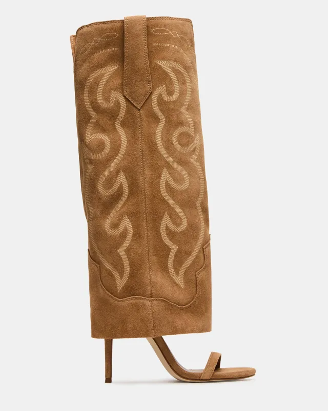 RAVINE WESTERN TAN SUEDE sold by Steve Madden