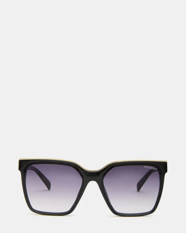 AXTON SUNGLASSES BLACK/GOLD sold by Steve Madden