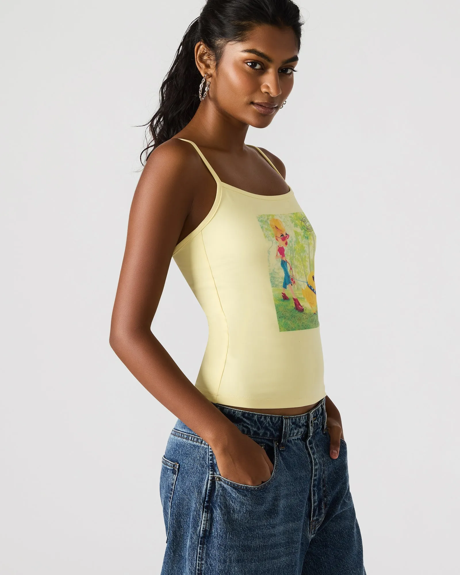 GOLDIE TANK PALE YELLOW sold by Steve Madden product image thumbnail 2