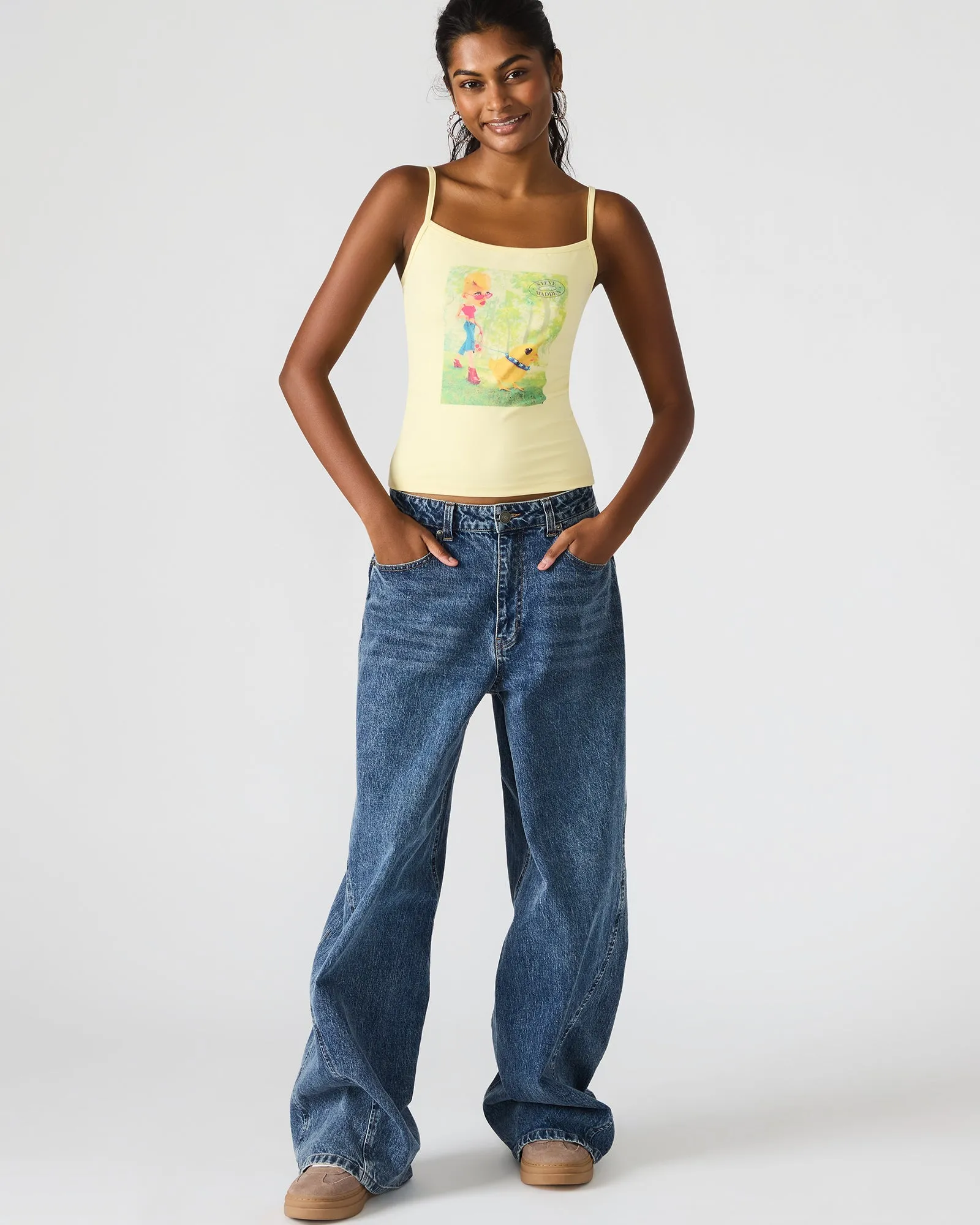 GOLDIE TANK PALE YELLOW sold by Steve Madden product image thumbnail 4