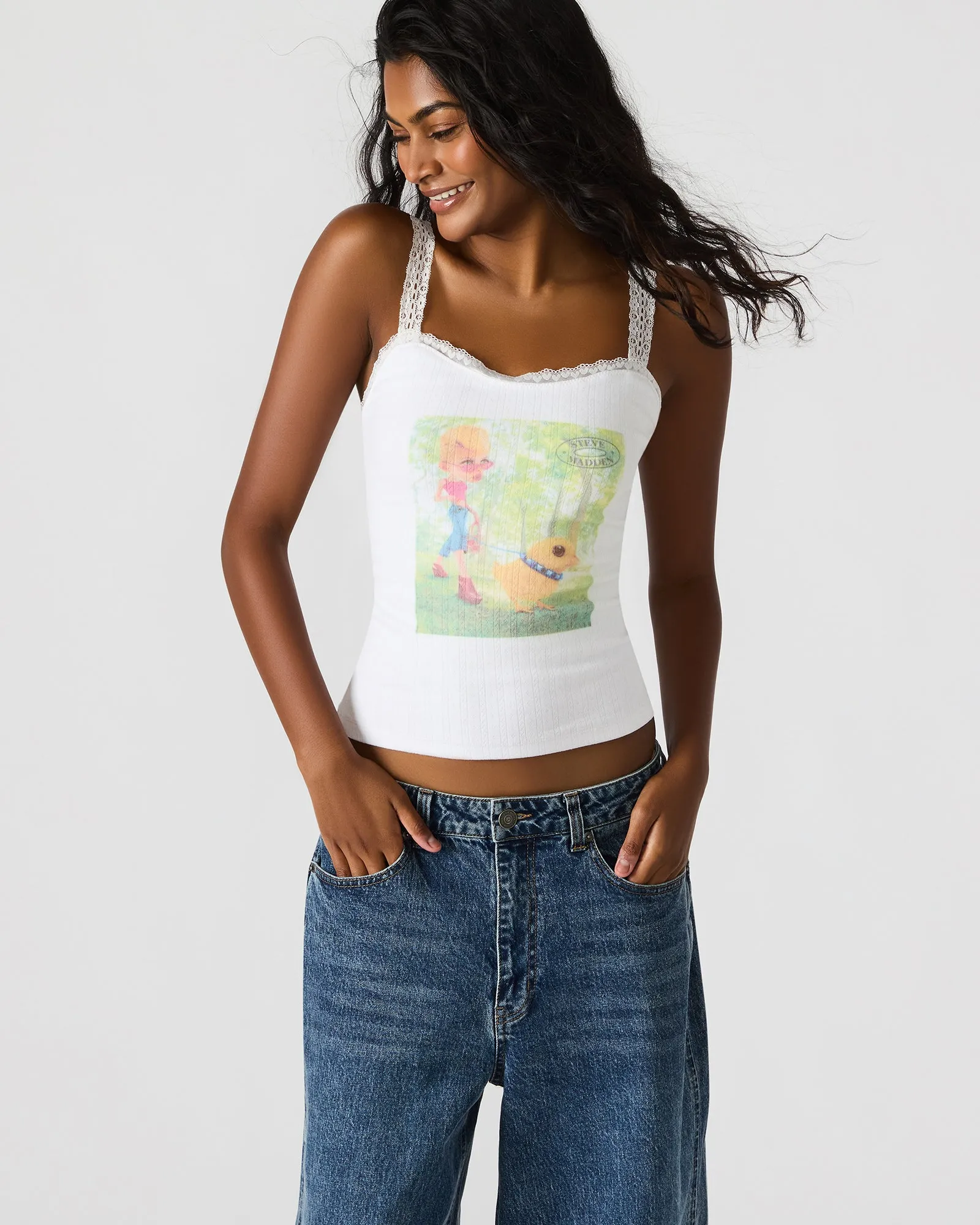 LOVE GOLDIE TANK ANTIQUE sold by Steve Madden product image thumbnail 2