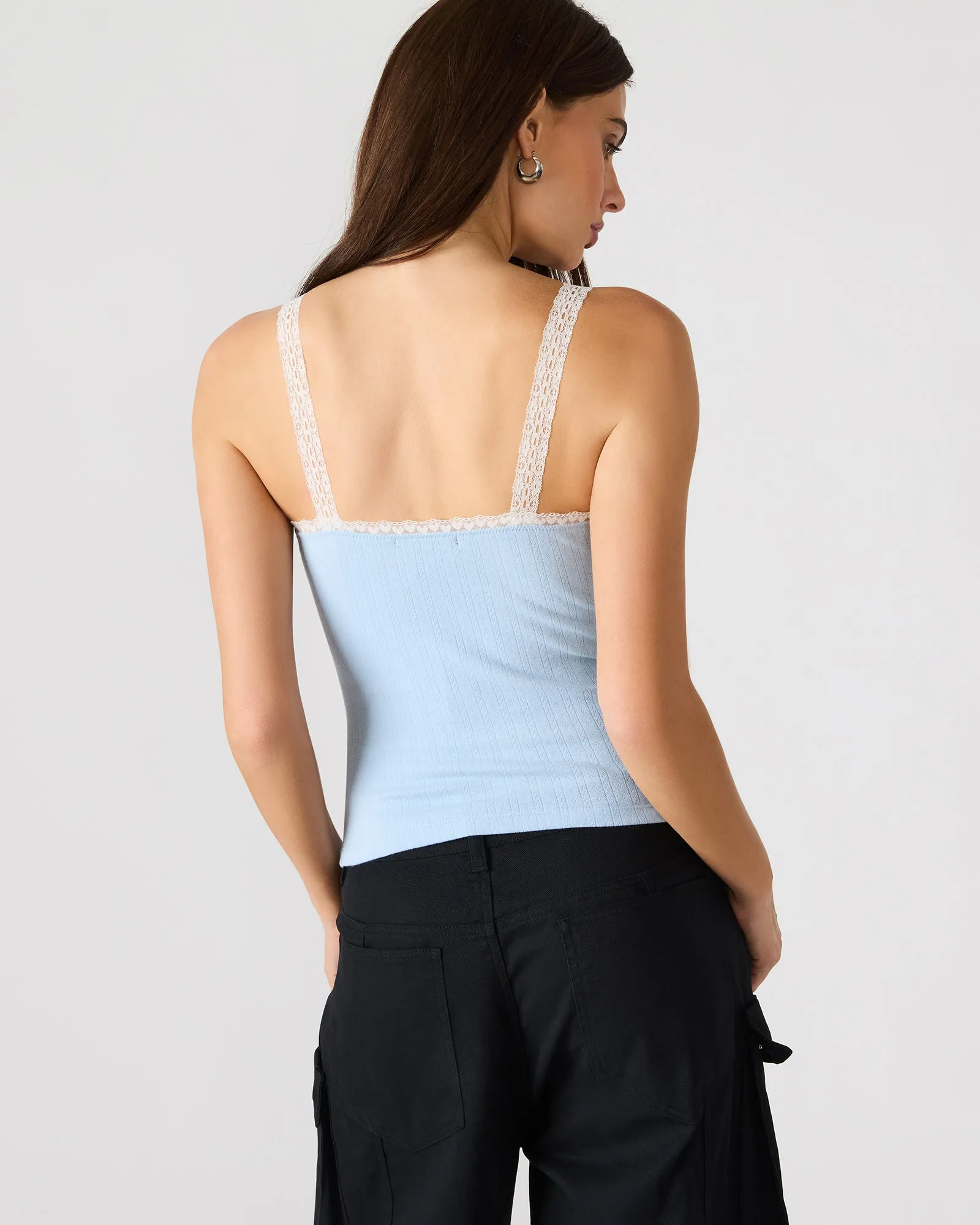 LOVE GOLDIE TANK SURF BLUE sold by Steve Madden product image thumbnail 4