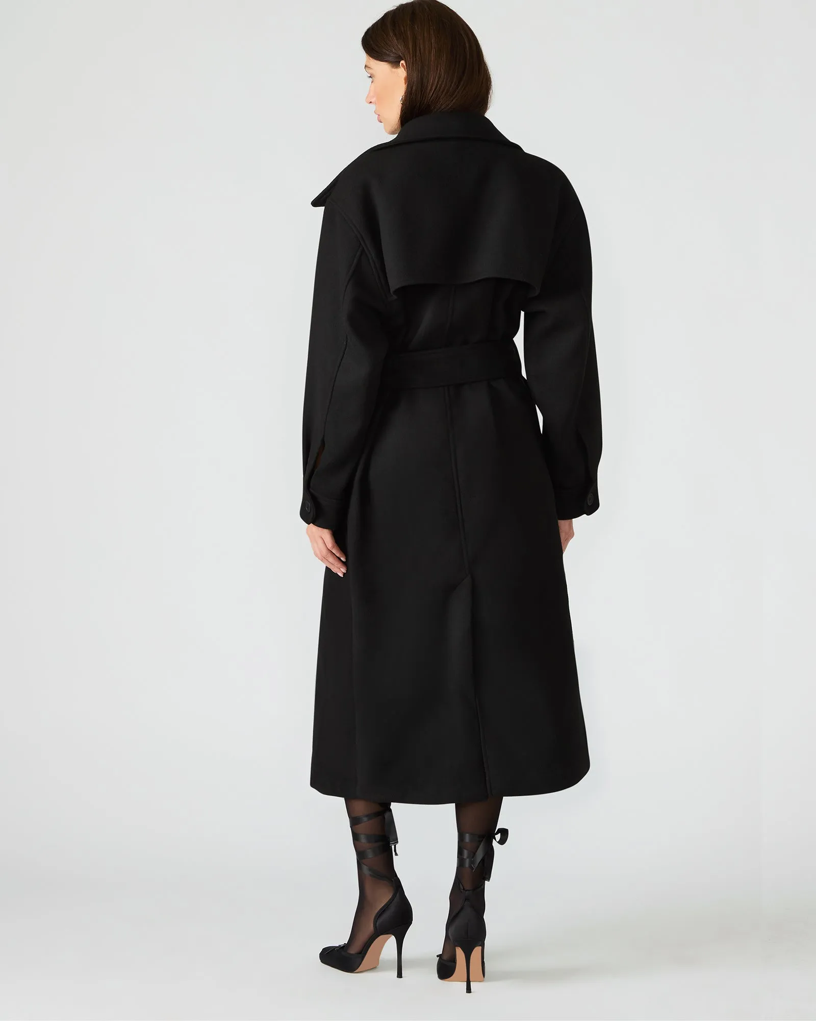 ENORA COAT BLACK sold by Steve Madden product image thumbnail 5
