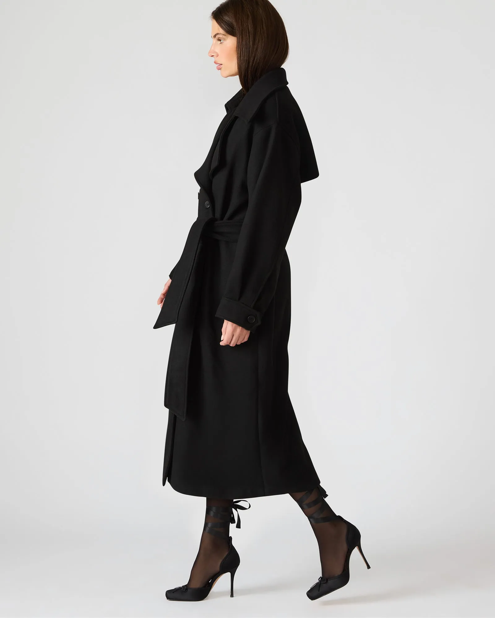ENORA COAT BLACK sold by Steve Madden product image thumbnail 4