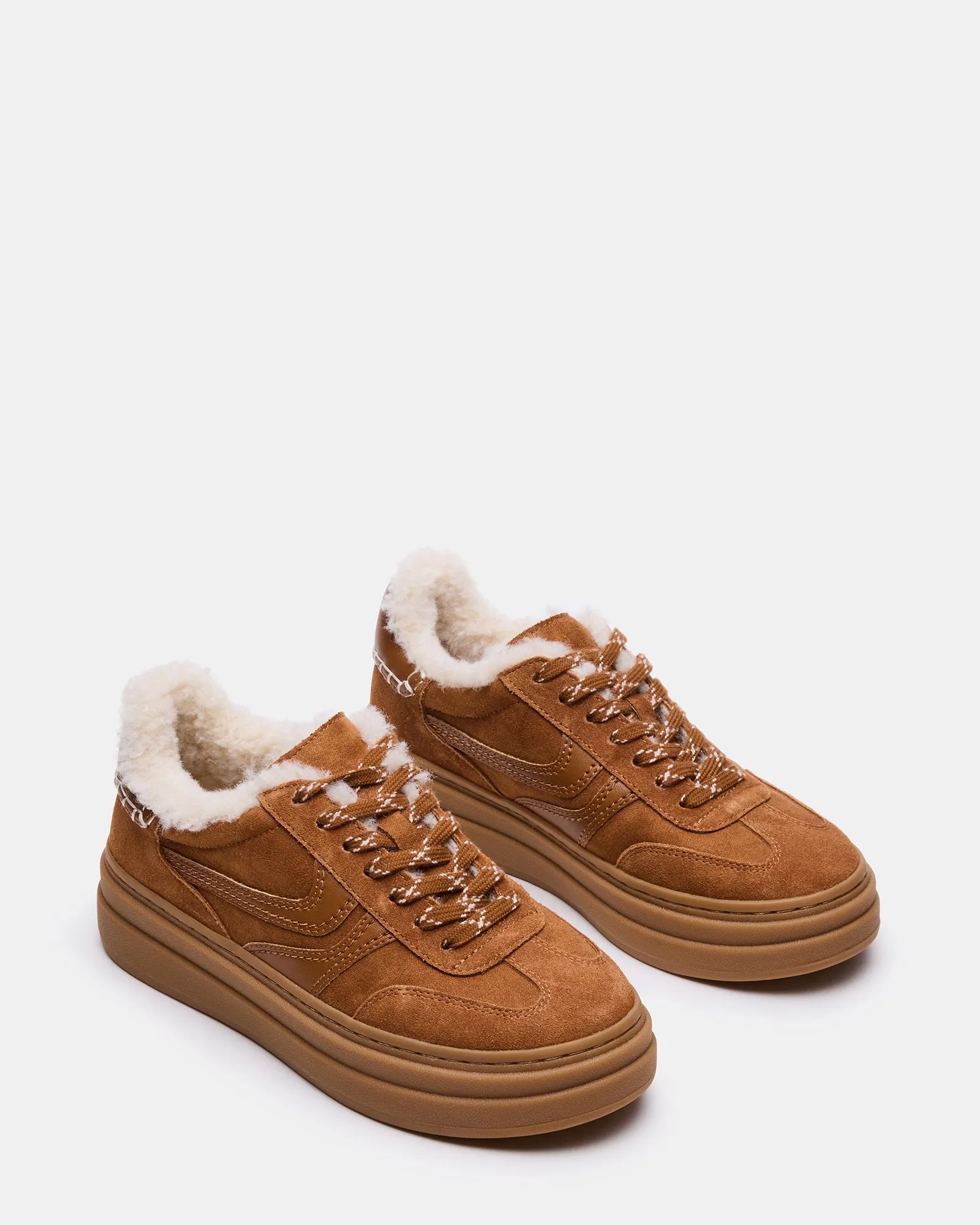 DODGE FAUX FUR CHESTNUT SUEDE sold by Steve Madden product image thumbnail 2