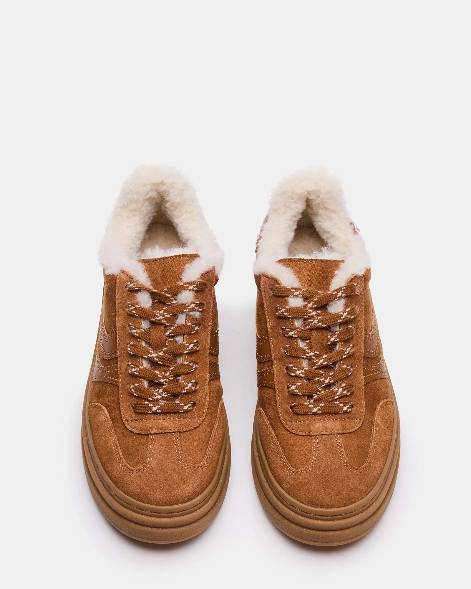 DODGE FAUX FUR CHESTNUT SUEDE sold by Steve Madden product image thumbnail 4