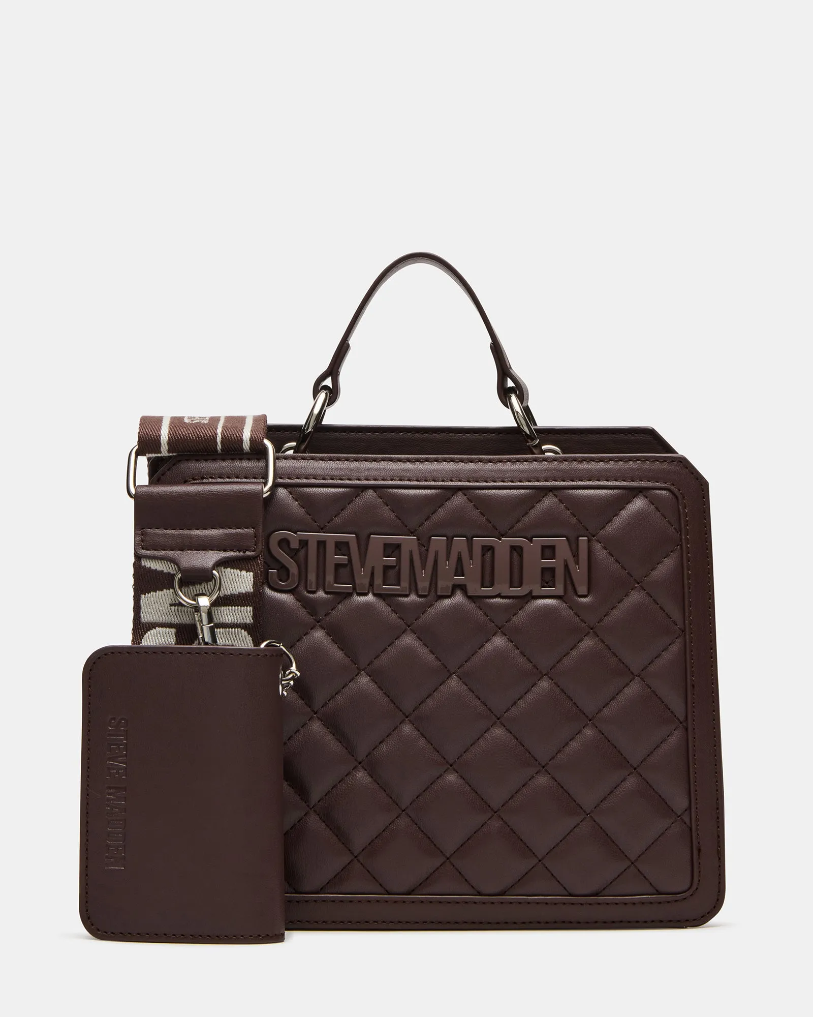 EVELYN BAG CHOCOLATE QUILTED sold by Steve Madden