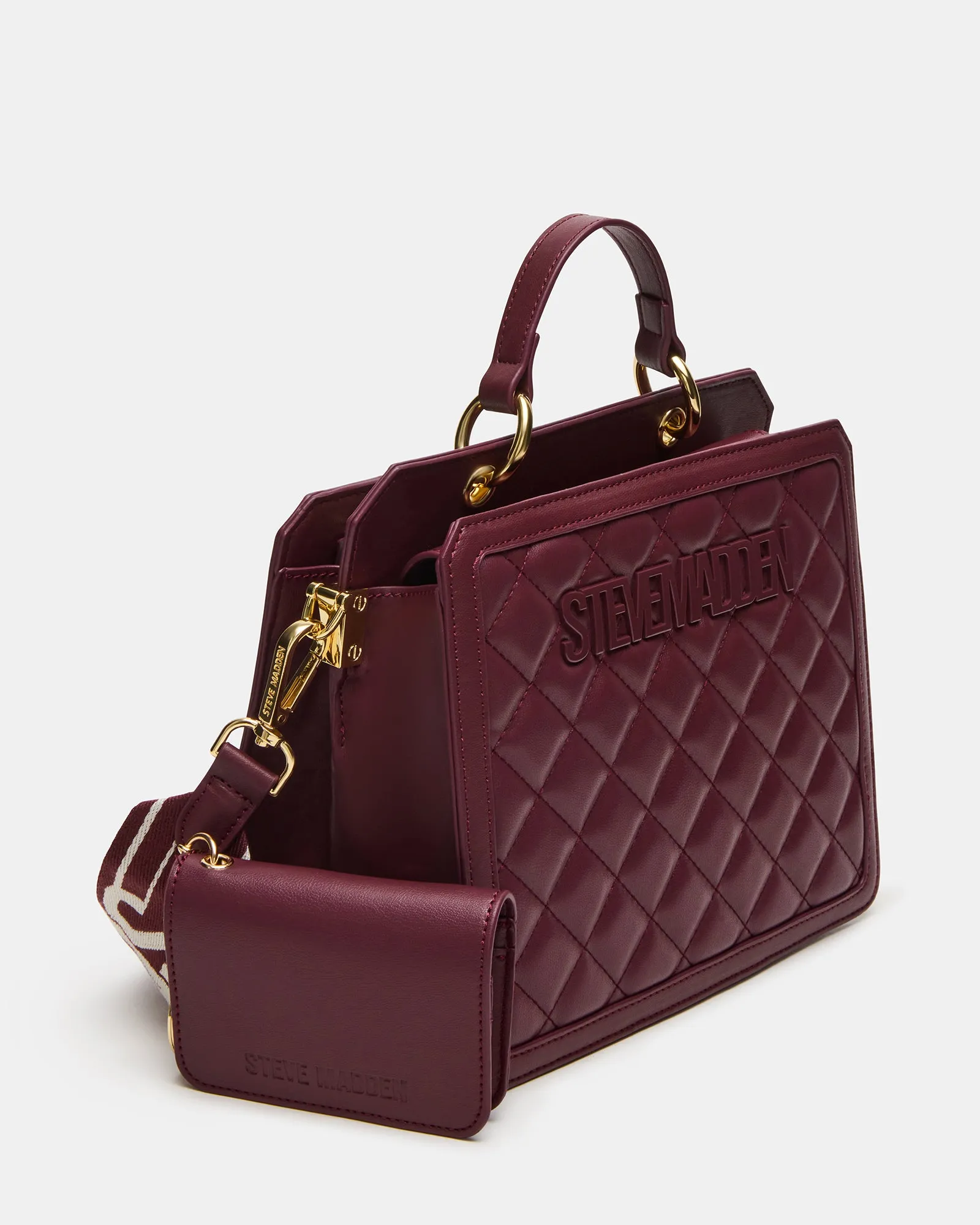 EVELYN BAG BLOODSTONE QUILTED sold by Steve Madden product image thumbnail 3
