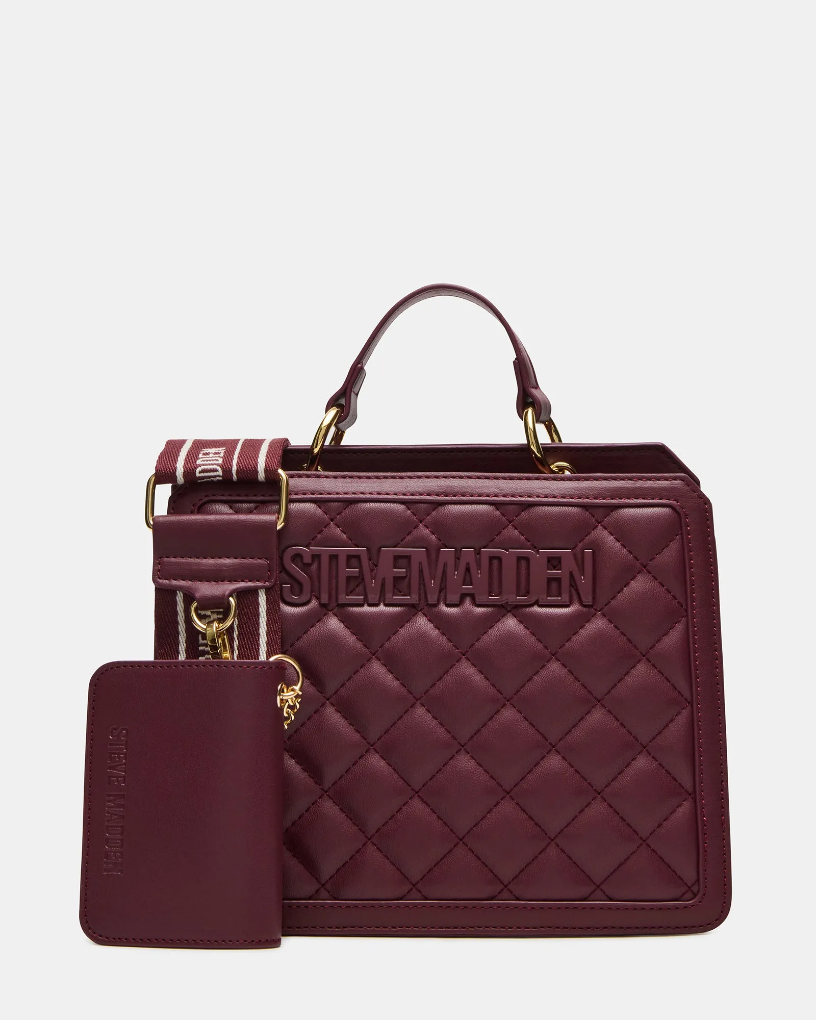 EVELYN BAG BLOODSTONE QUILTED sold by Steve Madden