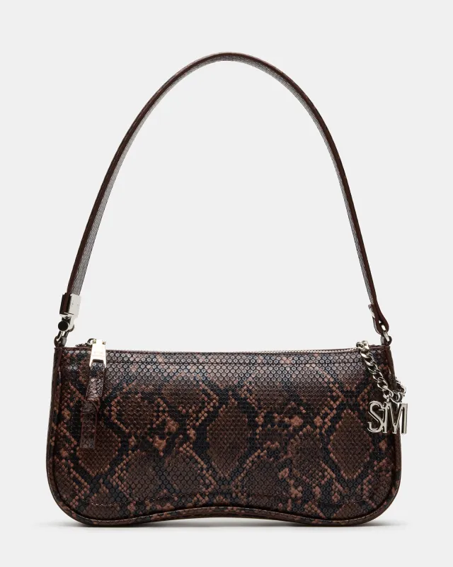 ANGEL BAG BROWN SNAKE sold by Steve Madden