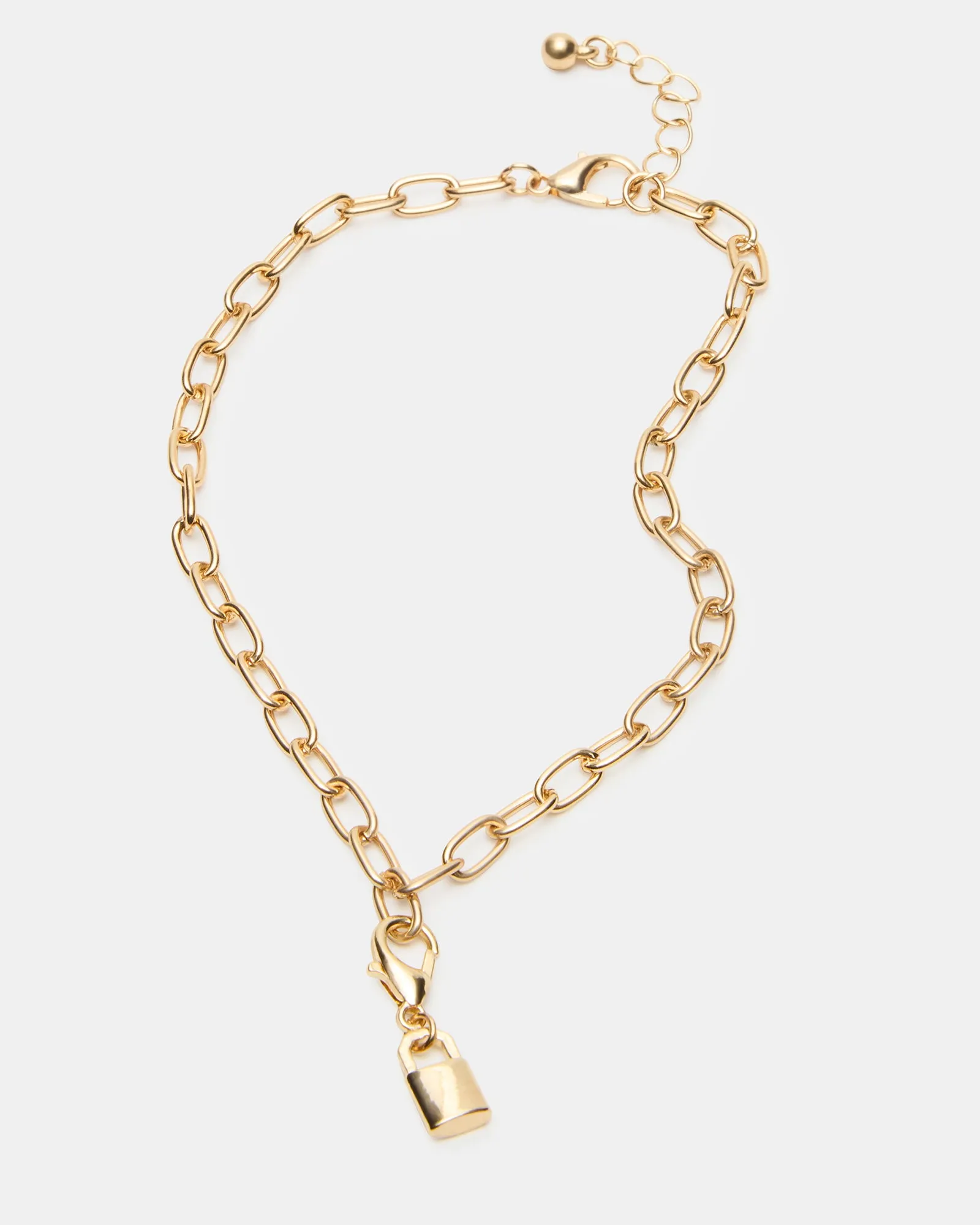 LOCK CHARM ANKLET SET sold by Steve Madden product image thumbnail 3