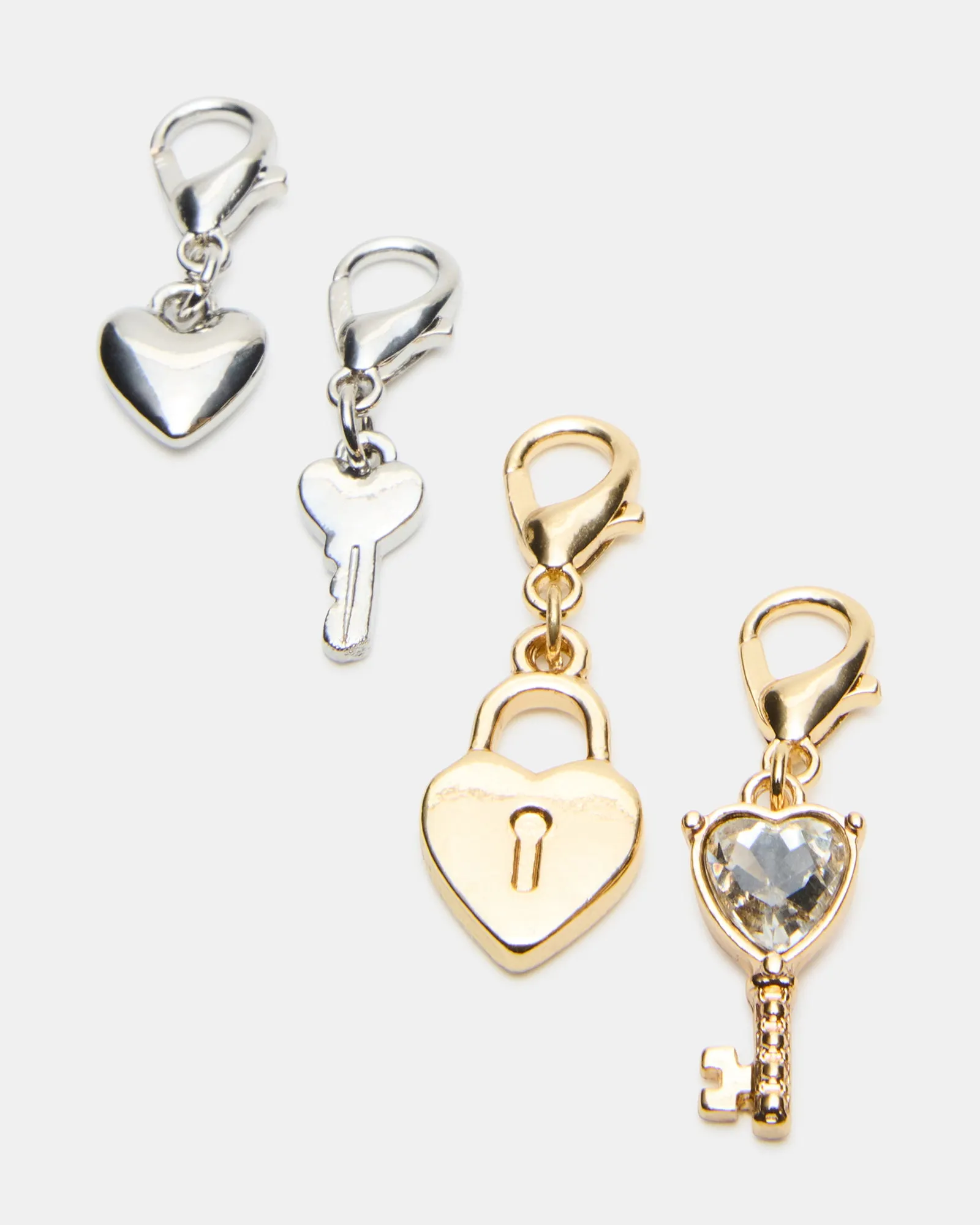 LOCK CHARM ANKLET SET sold by Steve Madden product image thumbnail 2