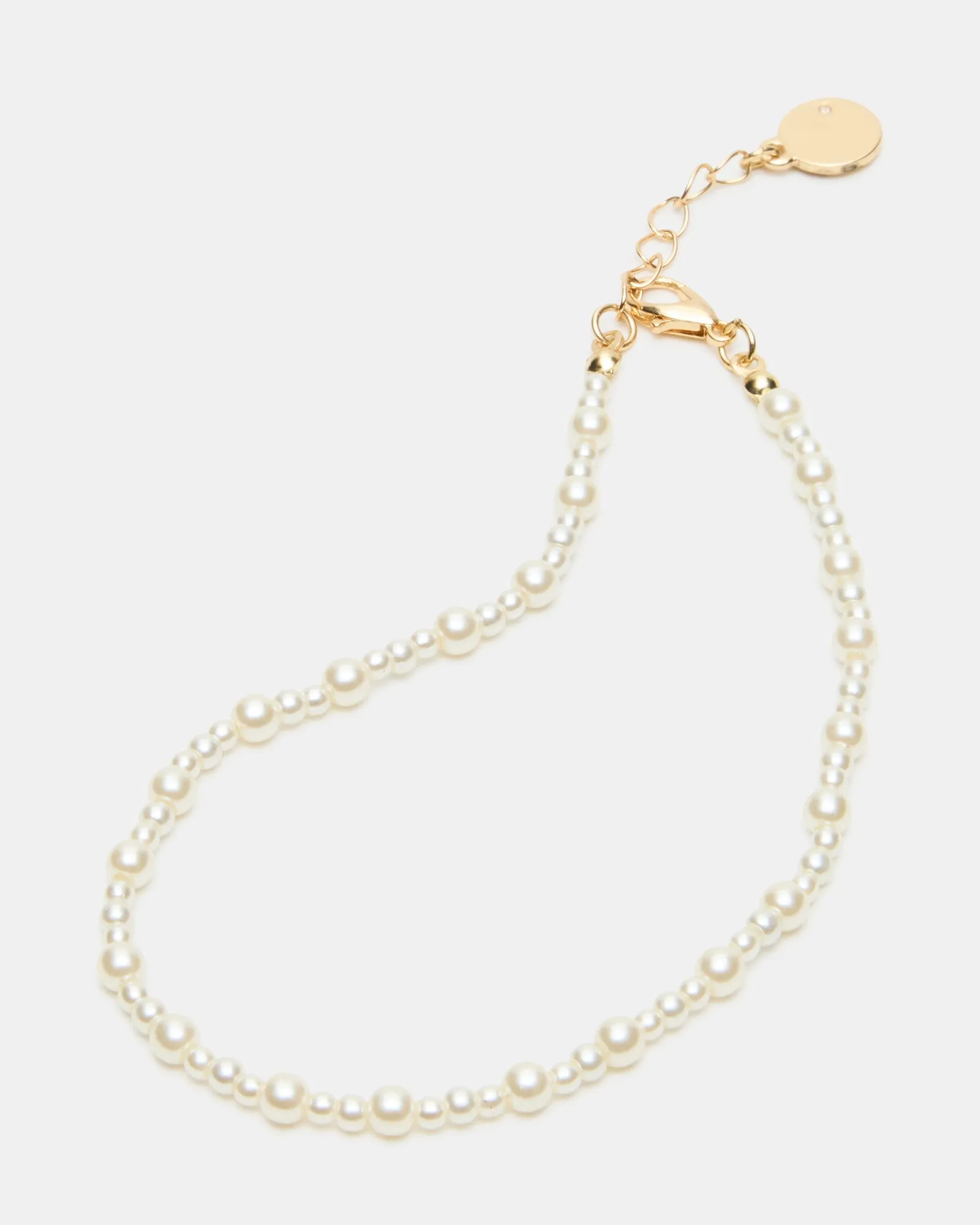 2-PIECE PEARL CHAIN ANKLET SET sold by Steve Madden product image thumbnail 3
