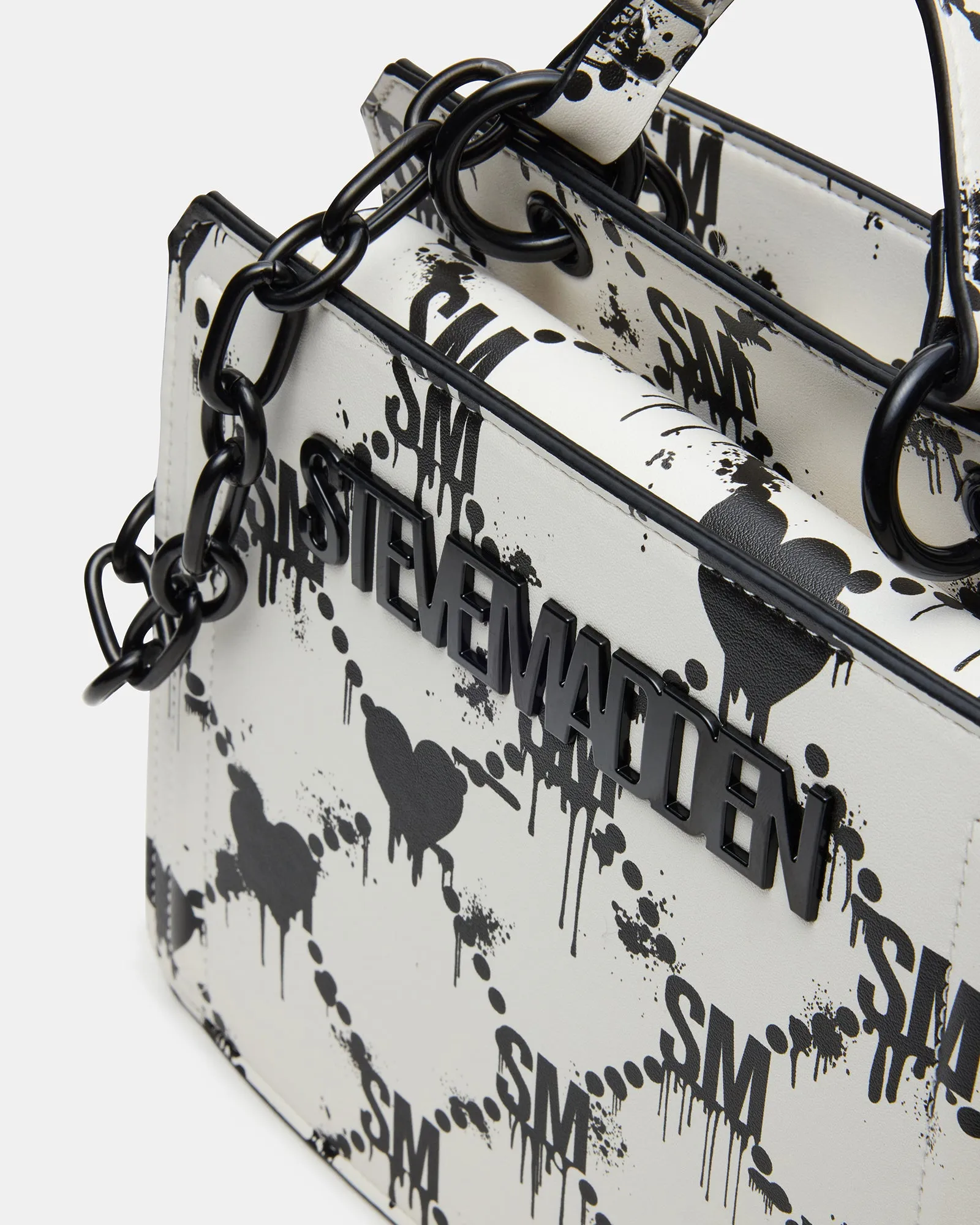 EVELYN BAG DRIPPY HEARTS WHITE/MULTI sold by Steve Madden product image thumbnail 2