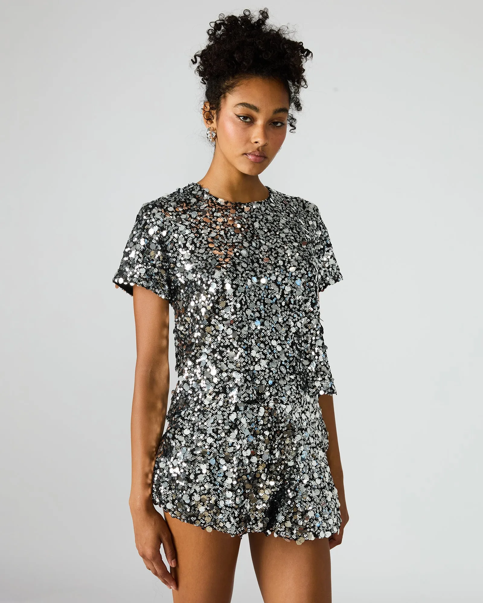 CRESSA TOP SILVER sold by Steve Madden product image thumbnail 3