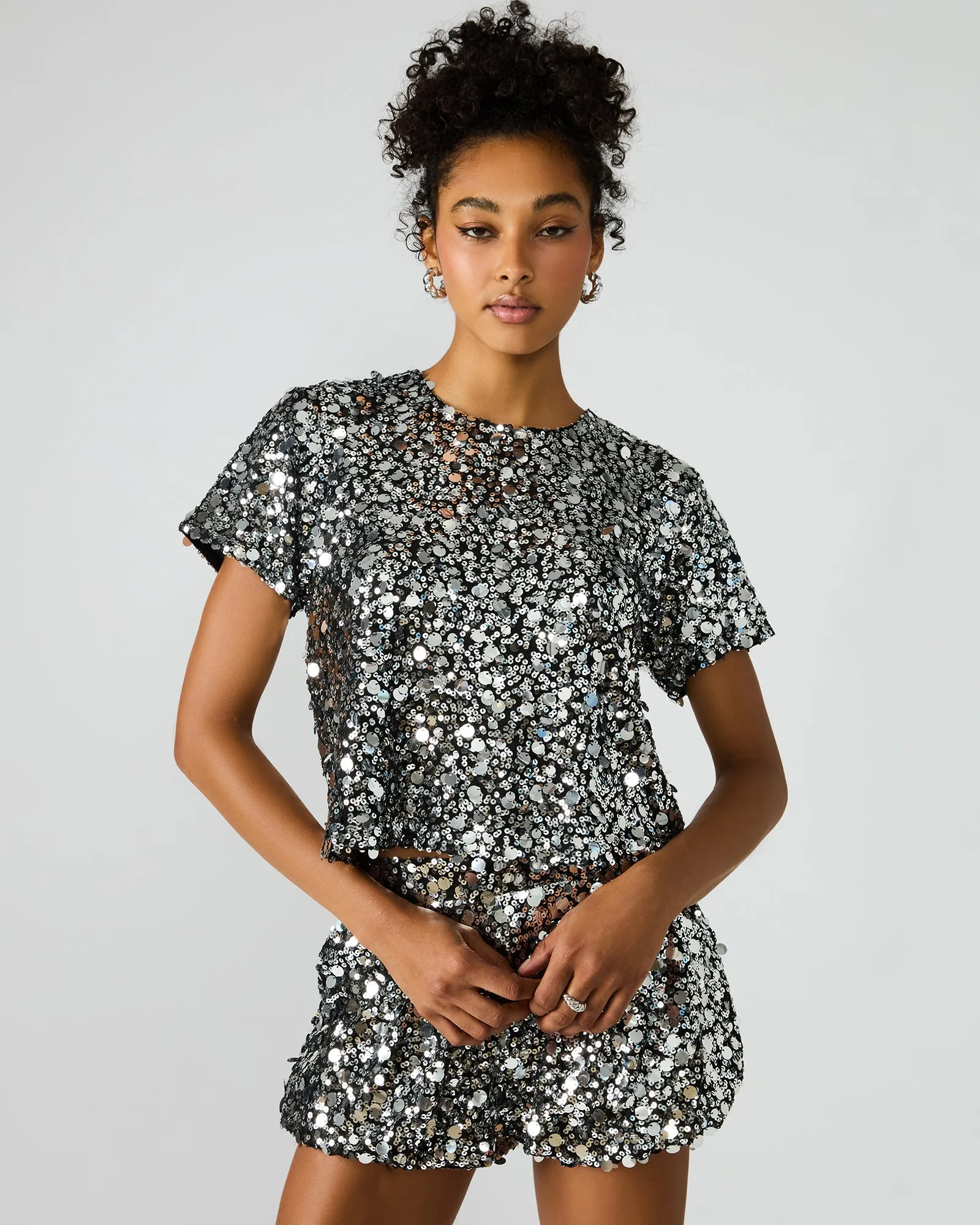 CRESSA TOP SILVER sold by Steve Madden product image thumbnail 2