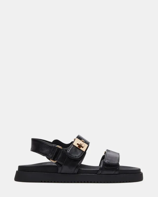 MONA BLACK LEATHER - SM REBOOTED sold by Steve Madden