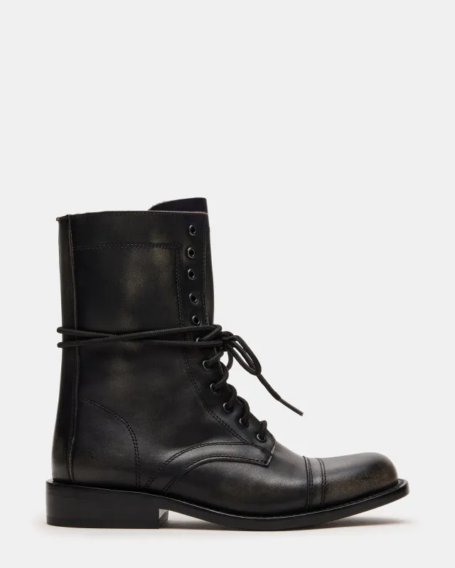 THERON BLACK DISTRESSED sold by Steve Madden