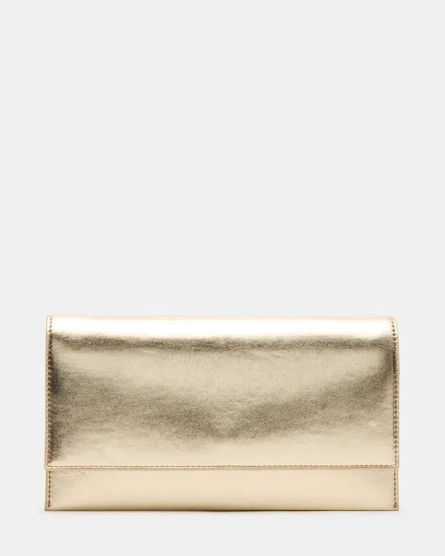 JULIANA BAG GOLD sold by Steve Madden