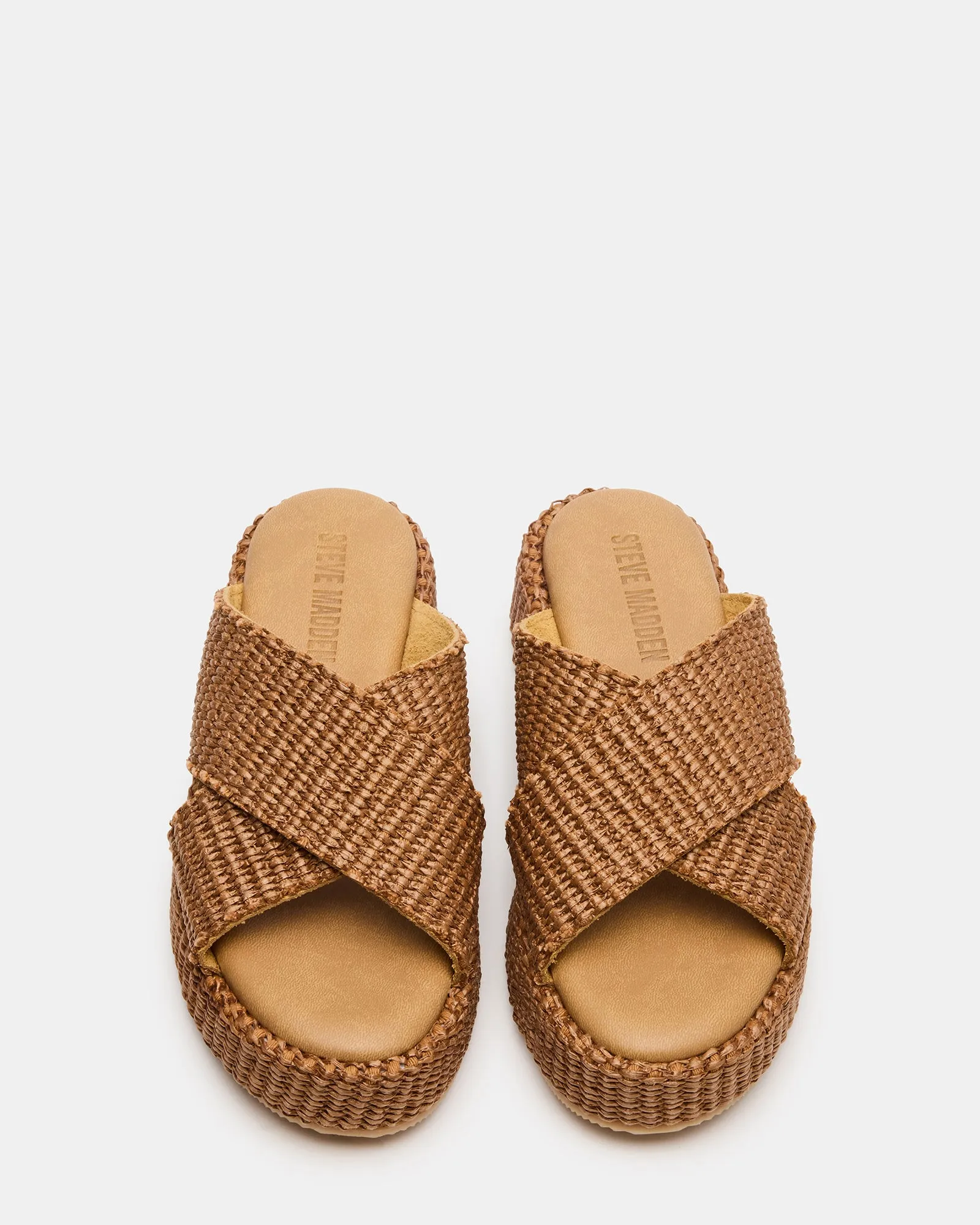 TULUM BROWN RAFFIA sold by Steve Madden product image thumbnail 4