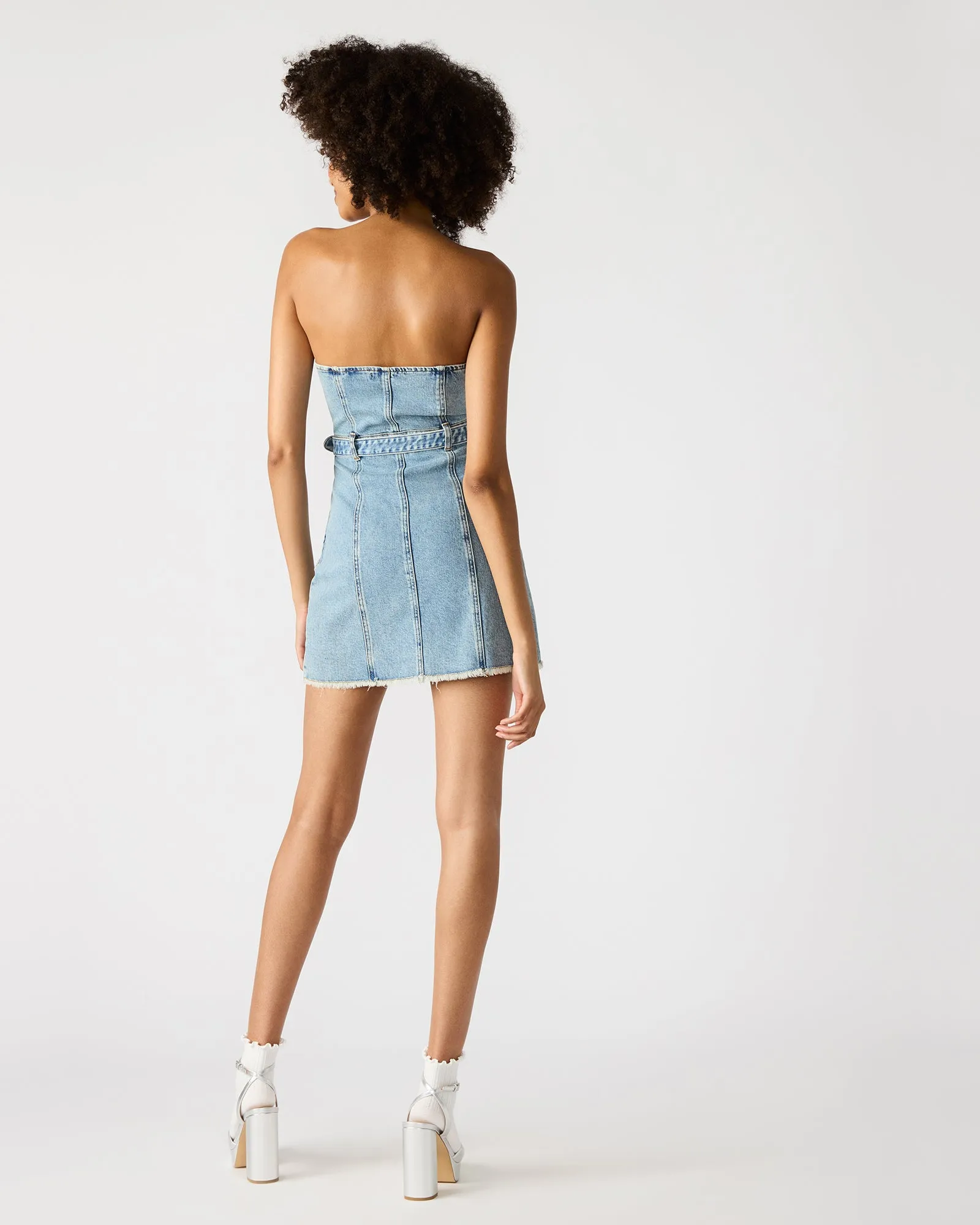 MATILDA DENIM DRESS - SM REBOOTED sold by Steve Madden product image thumbnail 3