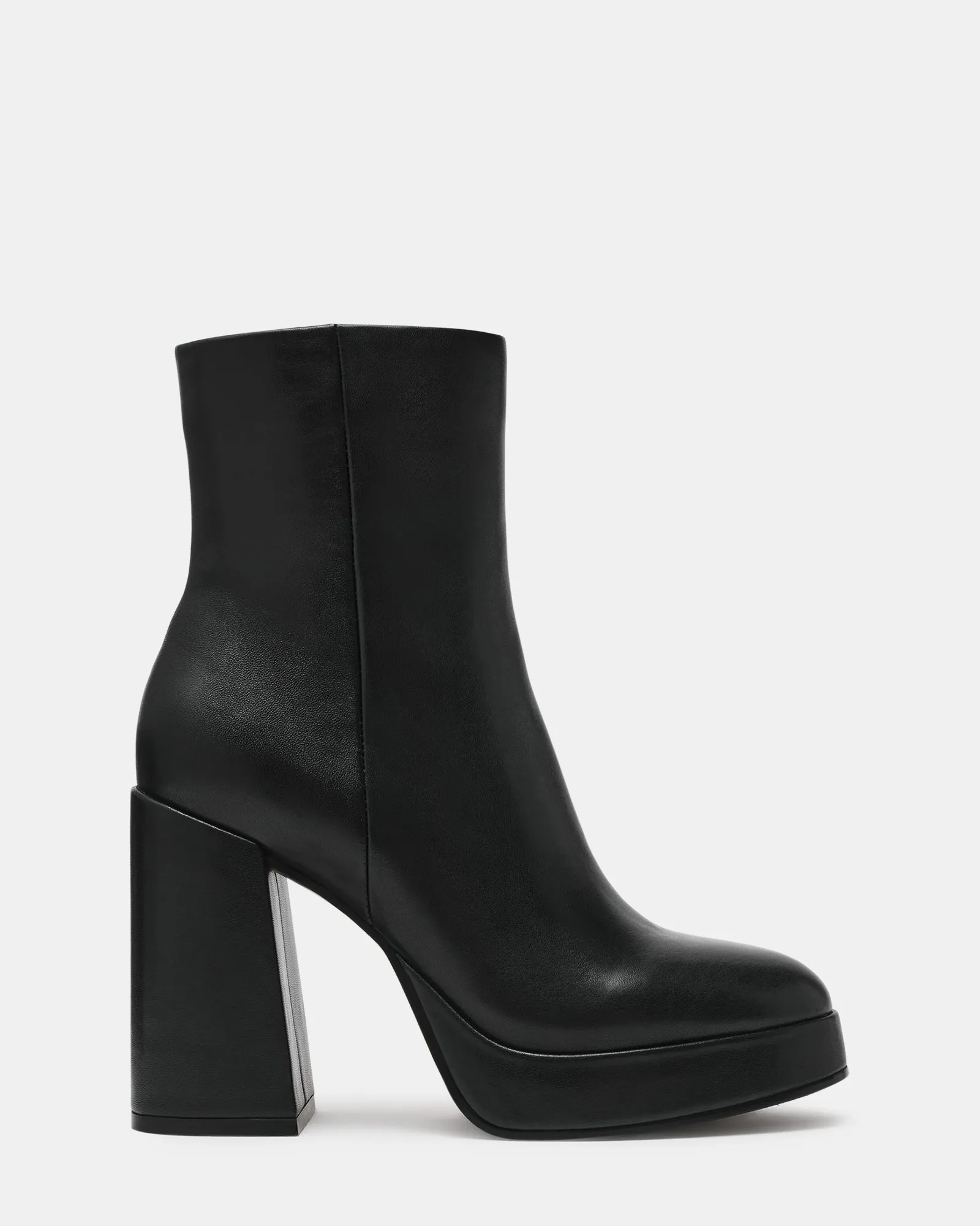 TYRA BLACK LEATHER sold by Steve Madden