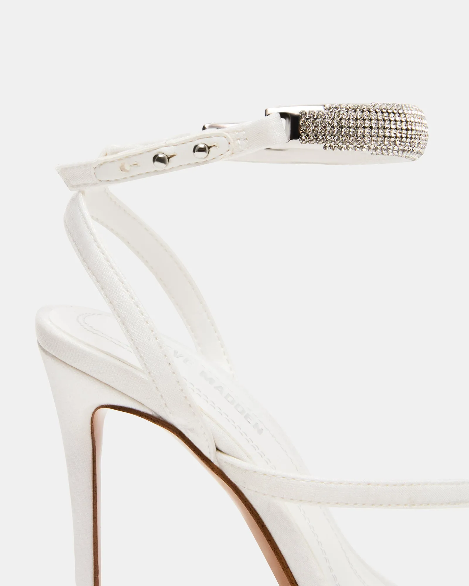 TIA RHINESTONES WHITE SATIN sold by Steve Madden product image thumbnail 3