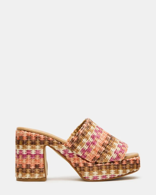 KOLA PINK RAFFIA sold by Steve Madden