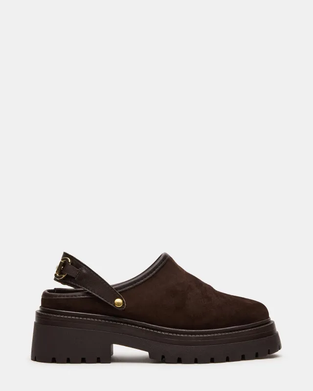 ERBA BROWN SUEDE sold by Steve Madden
