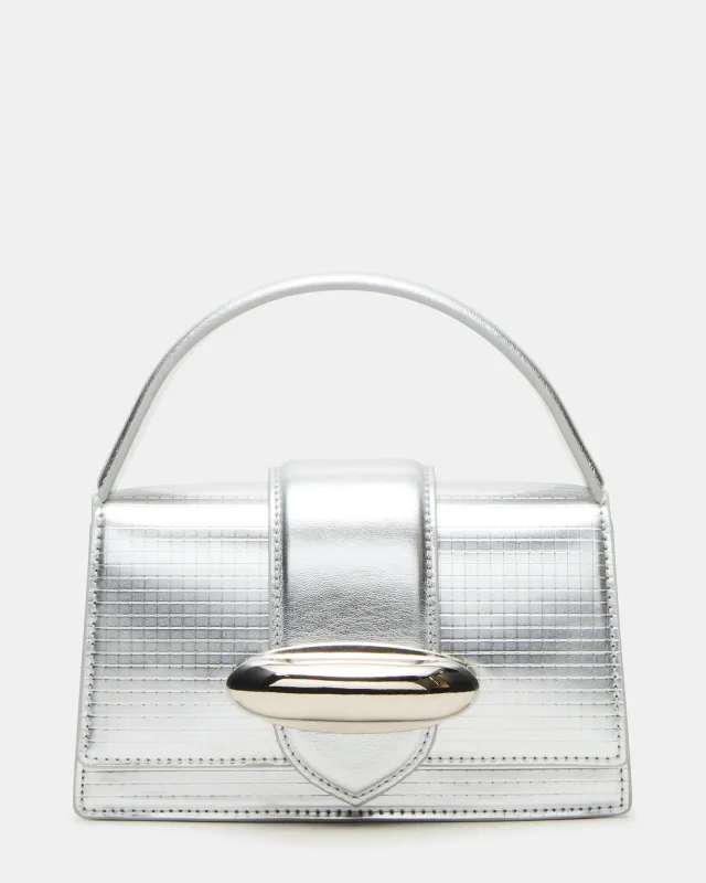 MISHELL BAG SILVER DISCO sold by Steve Madden