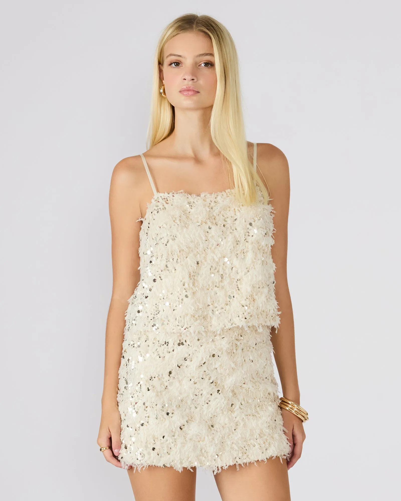 BLAKELYN FEATHER TOP IVORY sold by Steve Madden product image thumbnail 2