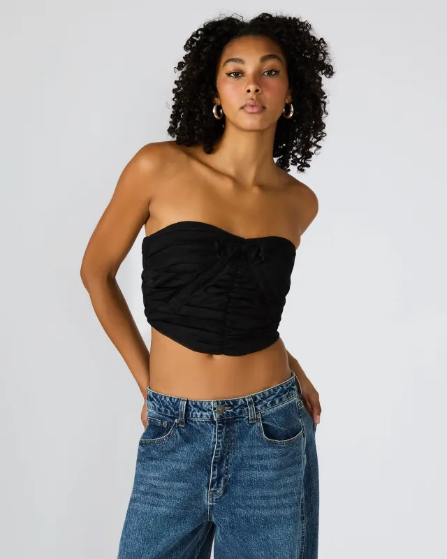 MARTINE TOP BLACK sold by Steve Madden