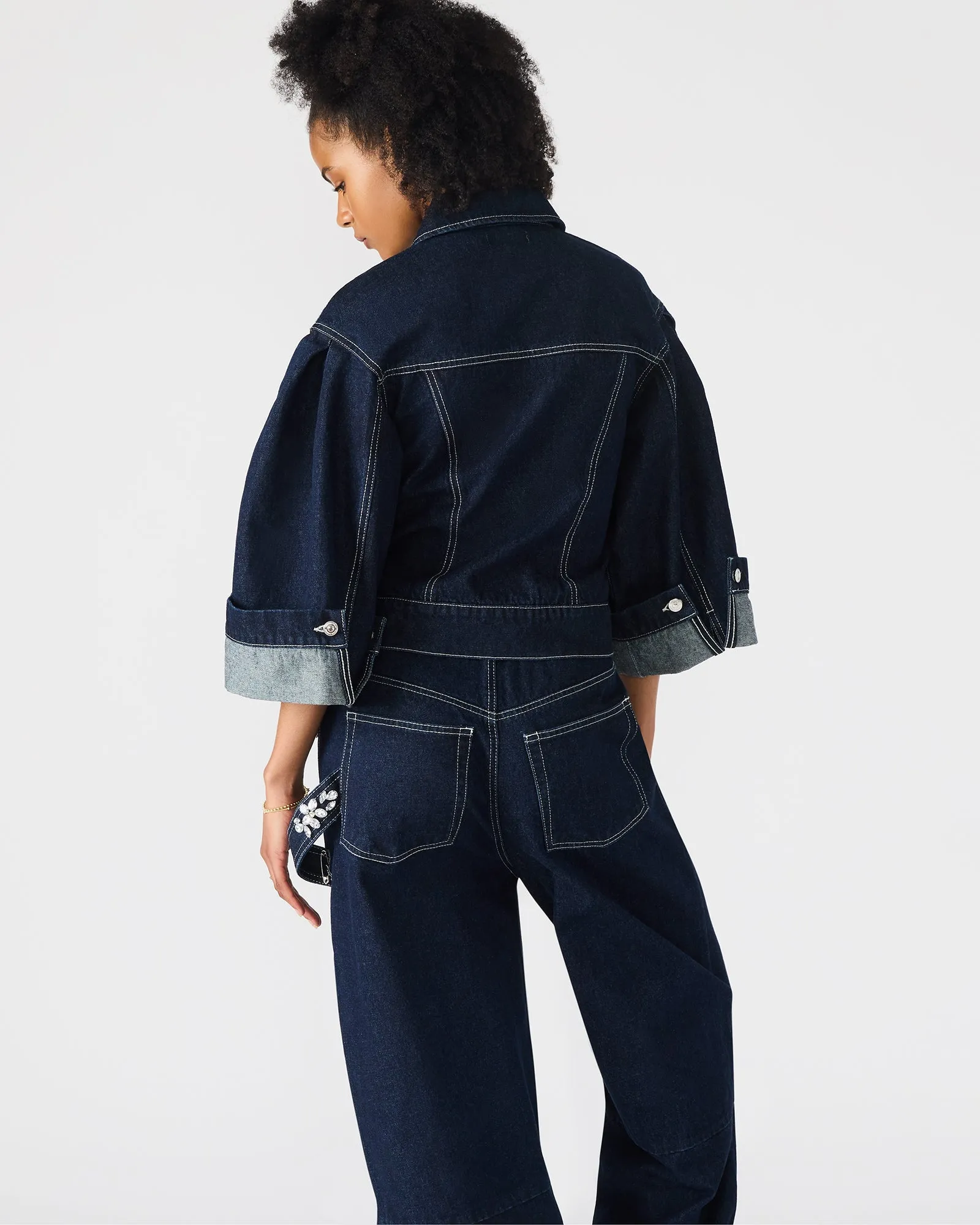 DOROTHY JACKET BIJOU BLUE sold by Steve Madden product image thumbnail 3