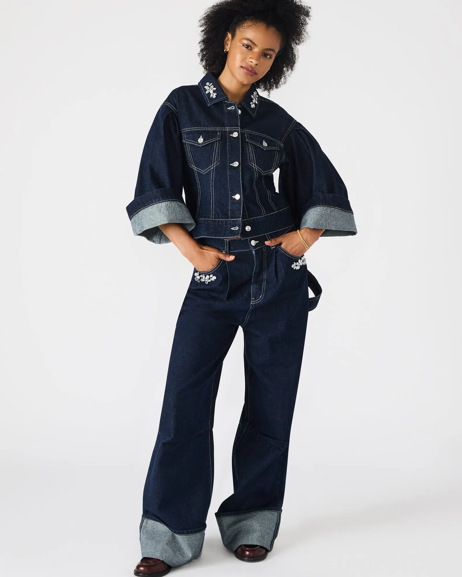 DOROTHY JACKET BIJOU BLUE sold by Steve Madden product image thumbnail 4