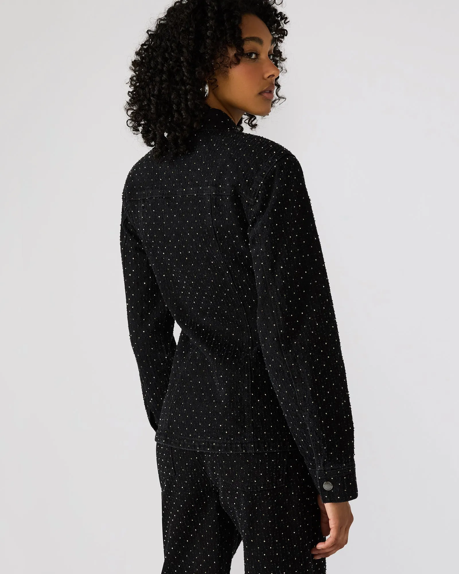 PARC CRYSTAL JACKET BLACK sold by Steve Madden product image thumbnail 4