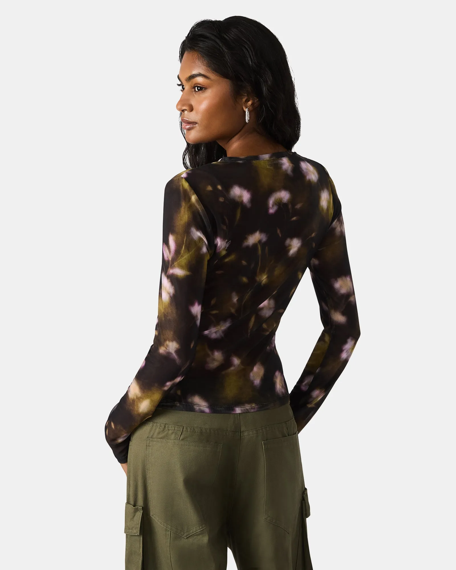 LILIANNA TOP BLACK MULTI sold by Steve Madden product image thumbnail 3