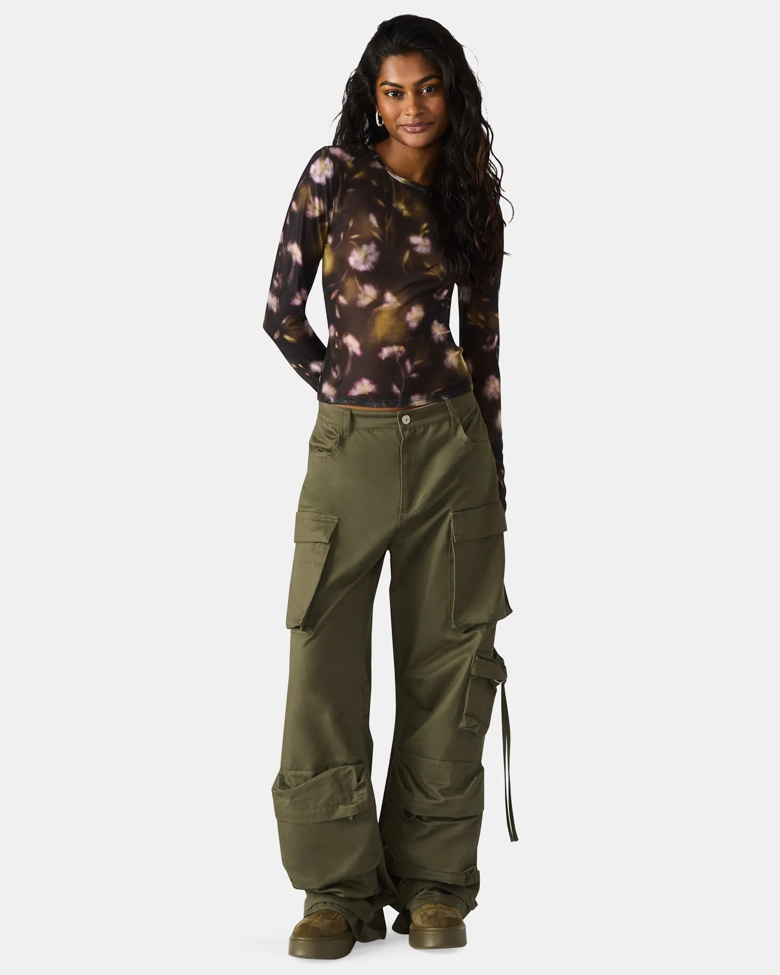 LILIANNA TOP BLACK MULTI sold by Steve Madden product image thumbnail 4