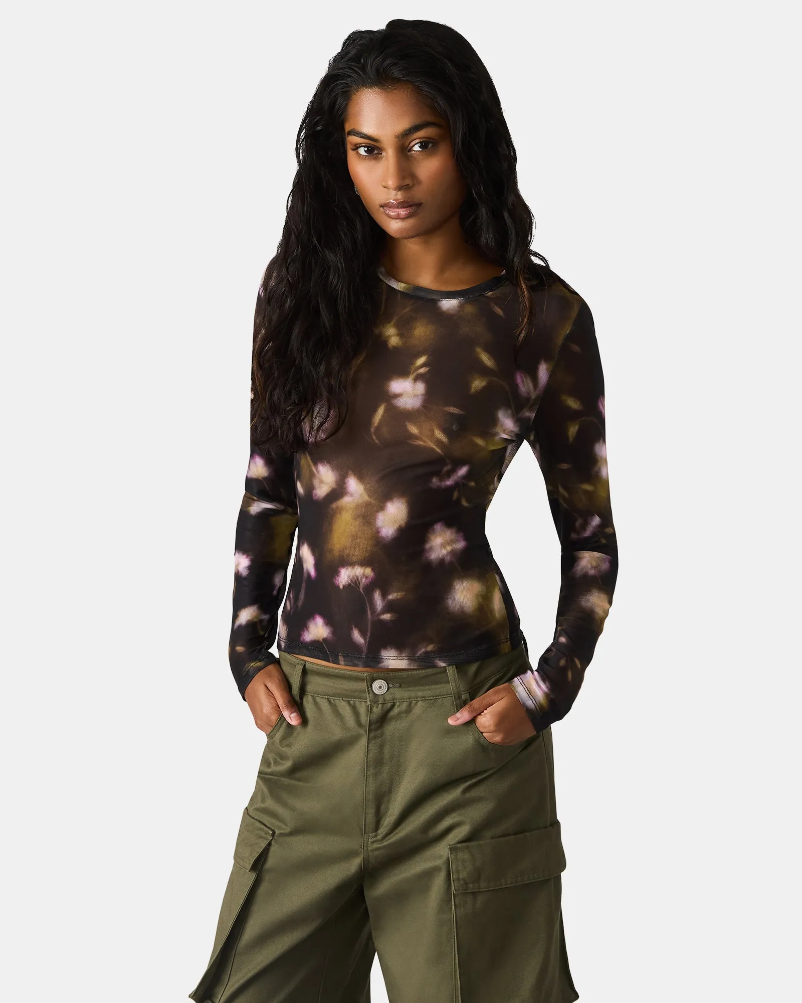 LILIANNA TOP BLACK MULTI sold by Steve Madden product image thumbnail 2