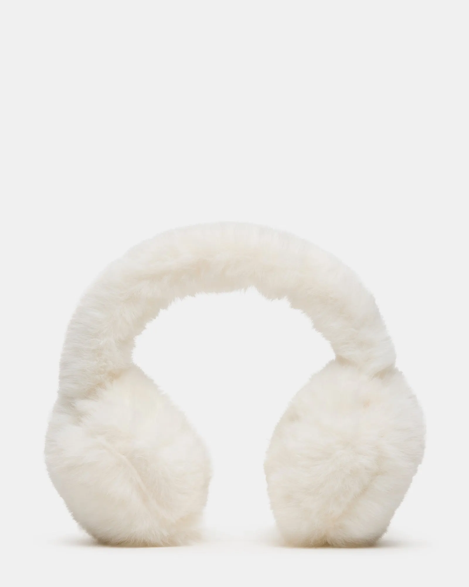 ALL OVER FAUX EARMUFFS ANTIQUE WHITE sold by Steve Madden