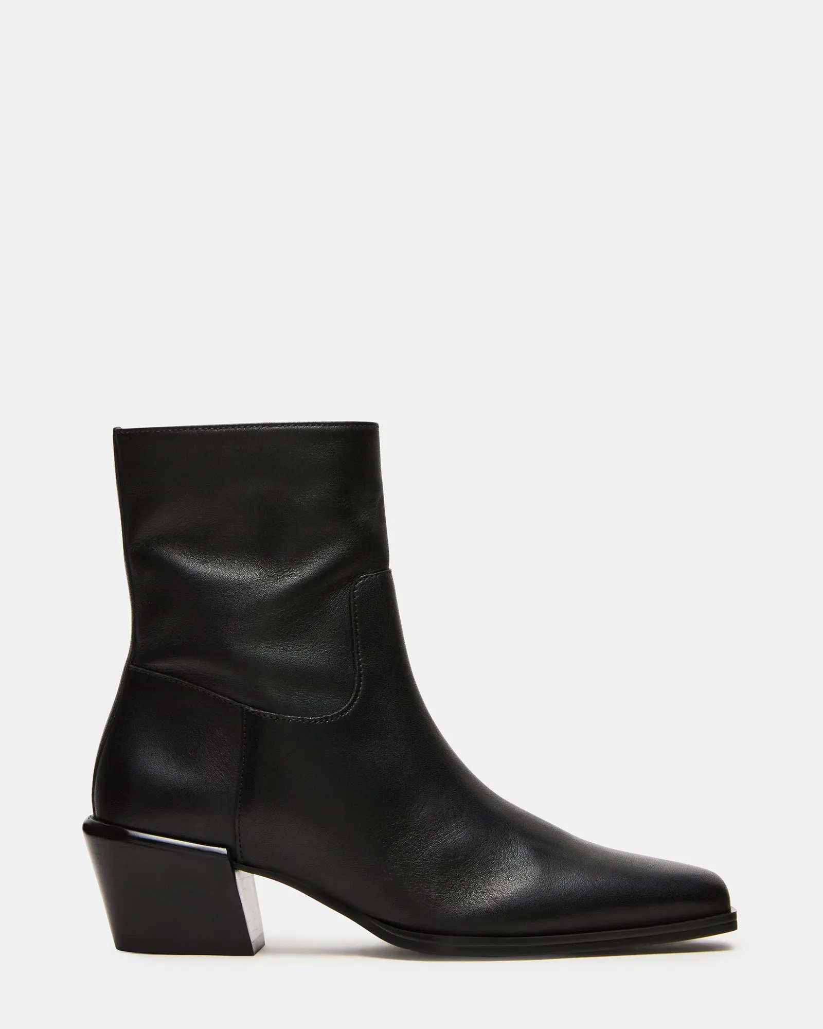 DANEY BLACK LEATHER sold by Steve Madden