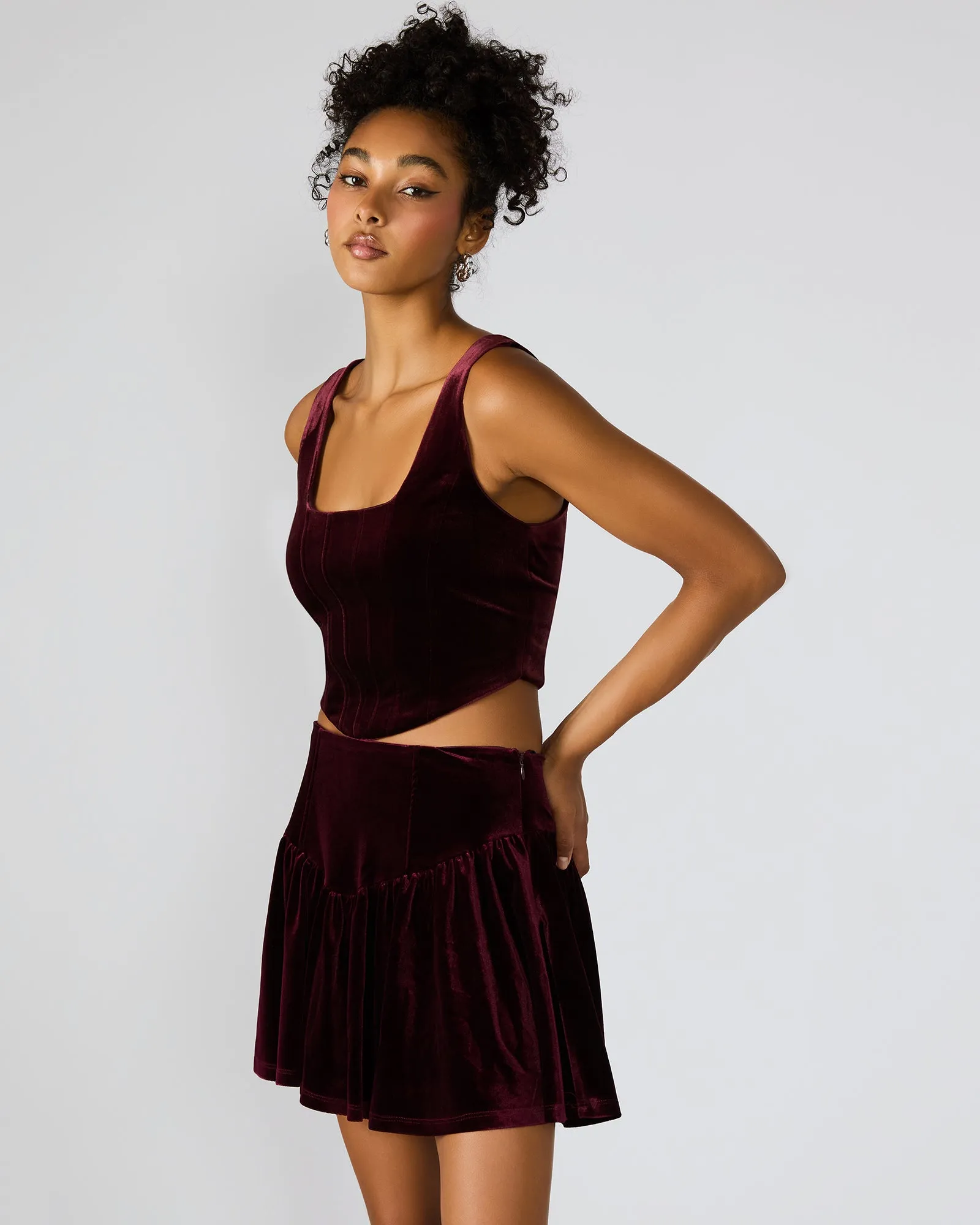 ARYANNA TOP WINE sold by Steve Madden product image thumbnail 3