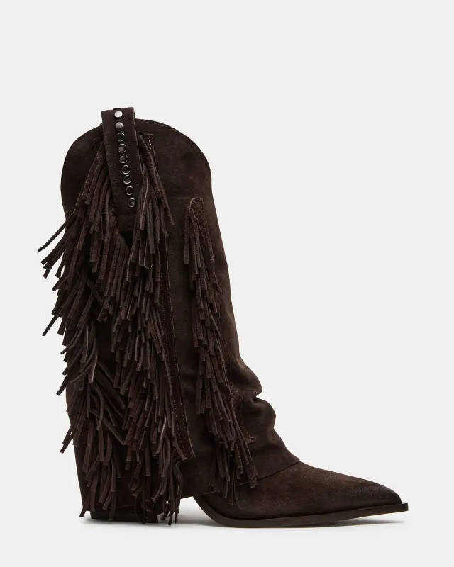 LANDMARK BROWN SUEDE sold by Steve Madden
